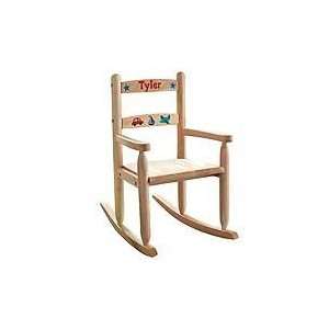  Wooden Rocking Chair with Vehicle Design Toys & Games
