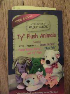 1998 TY PLUSH ANIMALS COLLECTORS VALUE GUIDE BOOK  