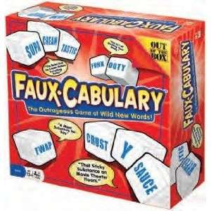  Faux*Cabulary The Outrageous Game of Wild New Words Toys 