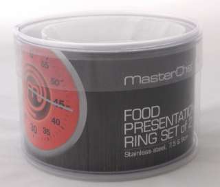 MasterChef Food Presentation Stacking Rings Set of 2  