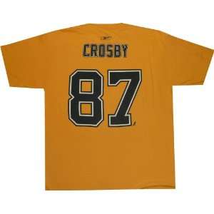   Crosby Pittsburgh Penguins Captain Gold NHL T Shirt