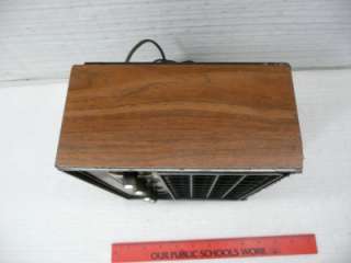 Vintage GE radio T2330a GROOVY AM FM Singapore Walnut woodgrain WORKS 