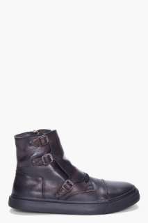 Ksubi Black Vachetta Lewish Sneaker Boots for men  