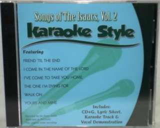 Songs Of The Isaacs, V2 Christian Karaoke NEW CD+G  
