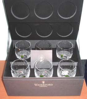 Waterford Lismore Essence DOF Double Old fasioned Set of 6 Glasses 