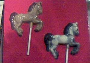 Horse Full Body Chocolate Lollipops Favors  