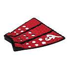 Famous Surf Wax The Hatteras Surfboard Traction Pad   Red / Black