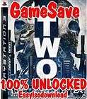PS3 Game Save Army of Two 100% Complete Unlolcked