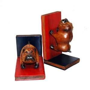 Bull Dog Bookends 