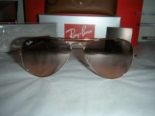   RB 3025 AVIATOR RB3025 001/3E GOLD w PINK 58MM 805289007845  