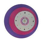 Russ Berrie Girl Powerrr Pink and Purple Wall Clock by Russ Berrie