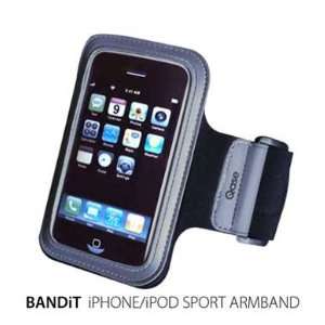  BANDiT   iPhone/iPod Sport Armband   BLACK/SILVER METALLIC 