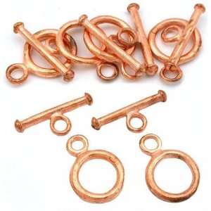  Toggle Clasps Copper Plated Jewelry Bead 13mm Approx 6 