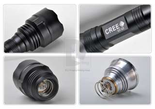 CREE XR E Q5 6 Led Flashlight + Two 18650 Batteries + 18650 Battery 