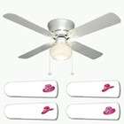New Image Concepts Red Hat Ladies Society 42 Ceiling Fan with Lamp