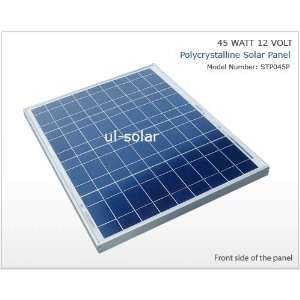  45 Watt Solar Panel 12v Weatherproof 25 Year Warranty 