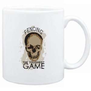 Mug White  Fencing the toughest game  Sports  Sports 