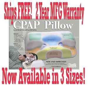 Contour CPAP Pillow   New High Profile Foam Support  
