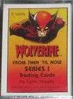 1991 Wolverine From Then till Now I HEADER/TOPPER Card NM/M, Comic 