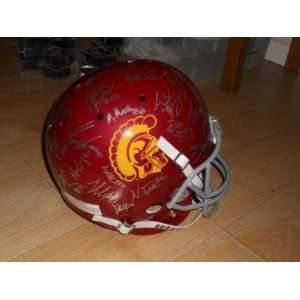USC Trojans 2011 team signed F/S helmet Proof   Autographed College 