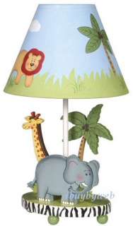 Guidecraft G83207 Kids Safari Jungle Theme Table Lamp  