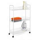 Honey Can Do 3 Tier Laundry Cart   White CRT 01149 by Honey Can Do
