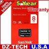 SANDISK 8GB MEMORY STICK MS PRO DUO FOR SONY NEW R