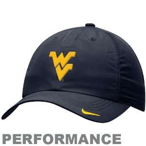 Nike West Virginia Mountaineers Navy Blue Feather Light Performance 