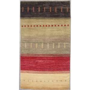 Area Rug with Wool Pile    Category 7x10 Rug  Handwoven Gabbeh Rugs 