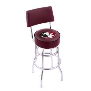  Florida State Double Ring Swivel Bar Stool w/ Back Sports 
