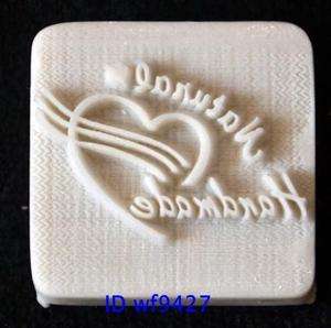 Z12 Handmade Soap Resin Stamp Seal Soap Mold Mould HEART 5X3CM  