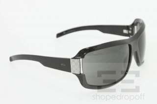 Gucci Black Frame & Silver Monogram Shield Sunglasses GG 1510/S  
