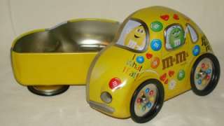 Candy Tin Volkswagon Punch Buggy Car w/ Spinning Wheels  