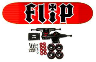 FLIP SKATEBOARDS HKD RED Complete Skateboard  