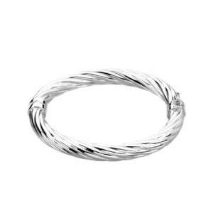  Sterling Silver Hinged Bangle Jewelry