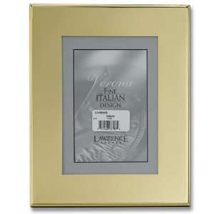 Brass Plated Engraveable Picture Frame Wide Border Outer Edge Detail