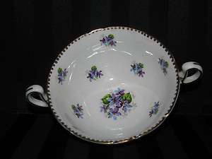 Royal Stafford Sweet Violets Cream Soup Cup Only 2 1/4 LNC  