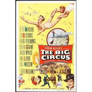  The Big Circus   Movie Poster   27 x 40