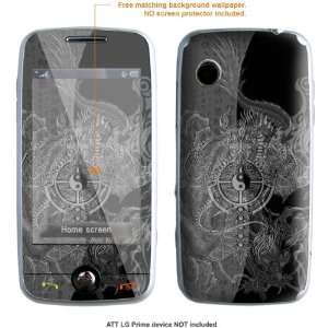   Skin skins Sticker for AT&T LG Prime case cover prime 112 Electronics