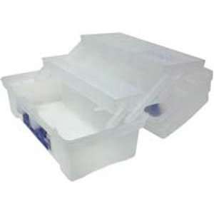    Aa Artist Toolbox 2 tray Clear 14 Inch Arts, Crafts & Sewing