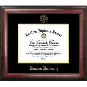  Clemson University Gold Embossed Diploma Frame Sports 