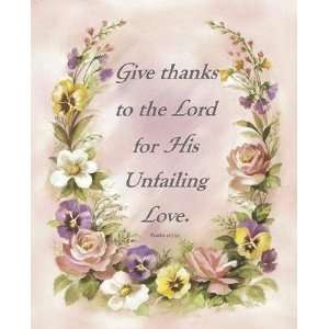 Give Thanks Poster Print