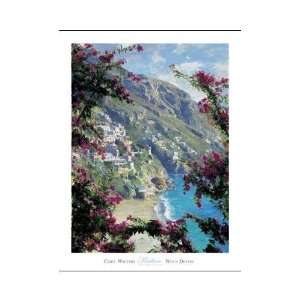  Positano, The Amalfi Coast Poster Print
