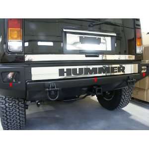  2002 09 Hummer H2 3pc. Rear Bumper Cover w/ Cut Out 