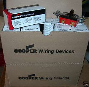 Cooper 20amp 120 277VAC Toggle Switches lot of 20 New  