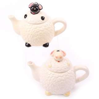 Kitchen Ceramic Sheep TEAPOT Tea Cute Farm Animal Gift  