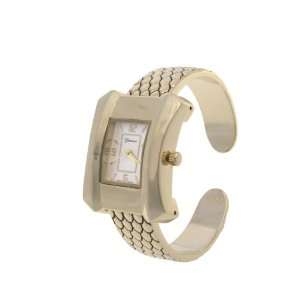  Geneva Platinum Scaled Bracelet Bangle Watch Jewelry