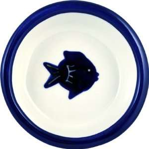  dog bowl set, two 1 cup cat bowls, moody blue fish and walking cat 
