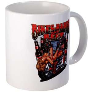    Mug (Coffee Drink Cup) Bikes Babes and Beer 