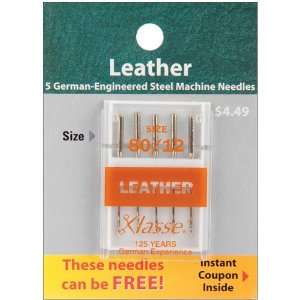  Klasse Leather Machine Needles  80/12 5/Pkg (A5104 8012 